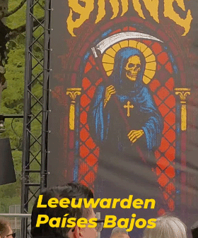 Escenario de un festival en Leeuwarden, Países Bajos