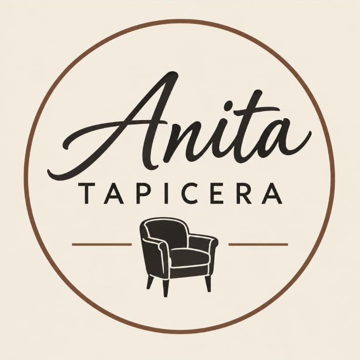 Anita Tapicera — logo con un sillón dentro de un círculo